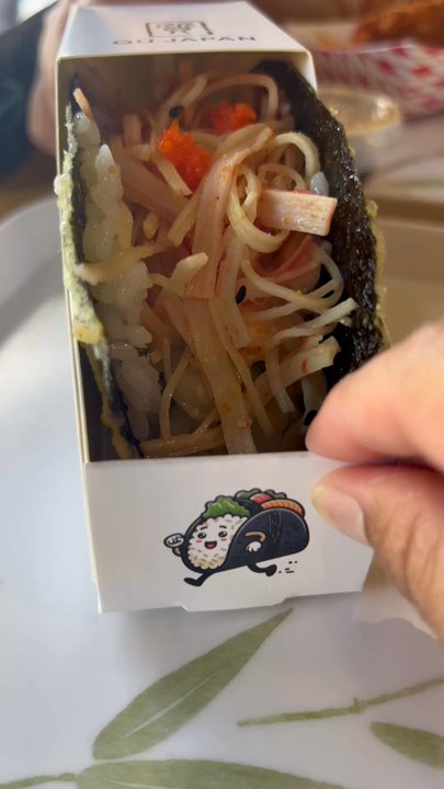 Qu Japan - S2.Crab meat sushi taco - Ramen Near Me - College Park, Maryland