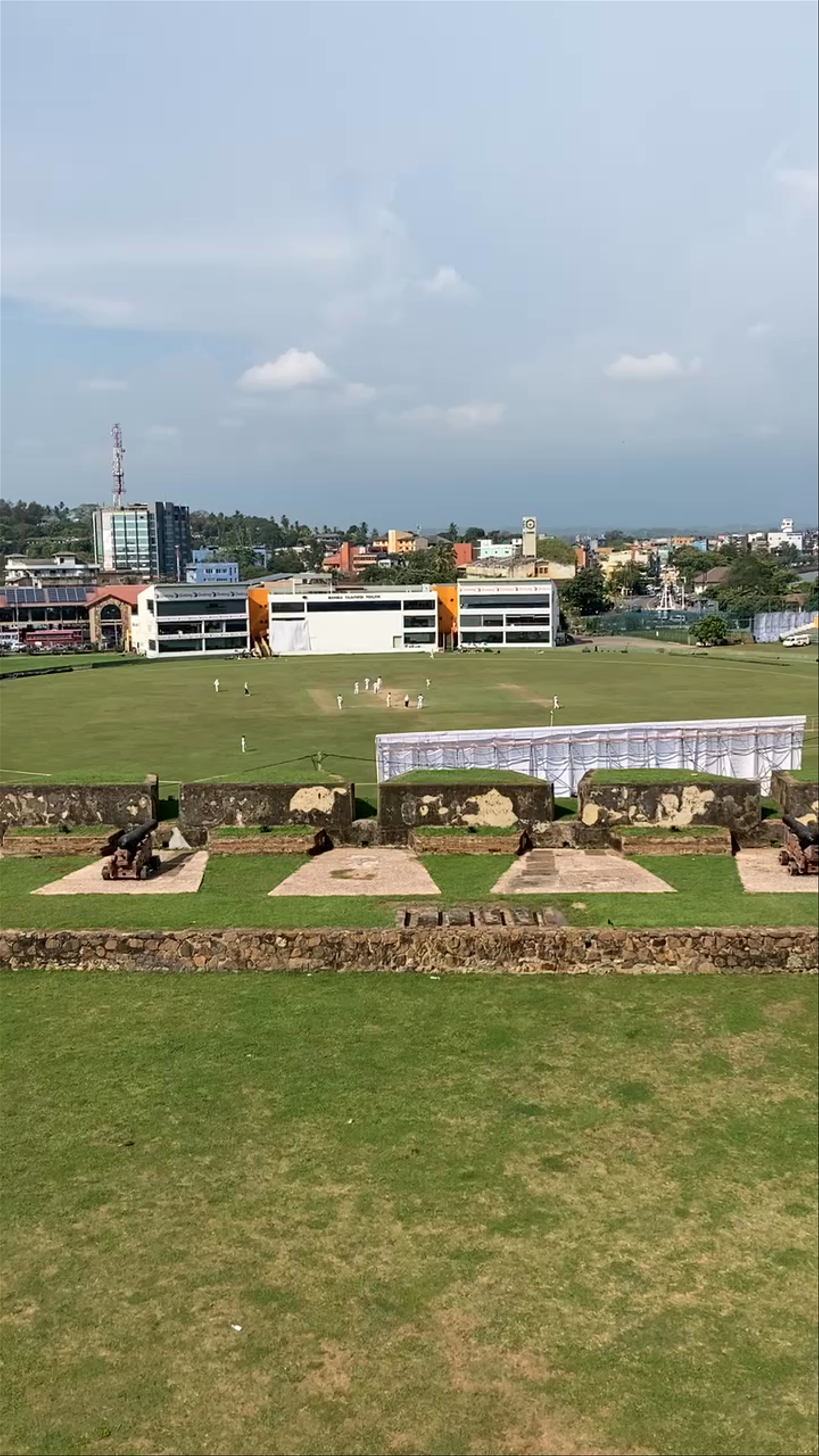 Historic Cricket Match at Galle Cricket Club, Sri Lanka