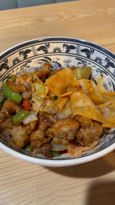 Fang's Noodle House - Orange Chicken Dry Mix Noodles - Chinese Near Me - Kirkland, Washington