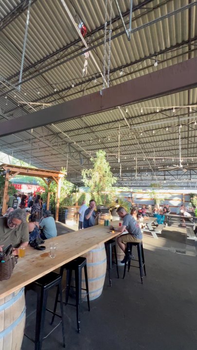 Moonraker Brewing - Outside patio - Breweries Near Me - Auburn, California