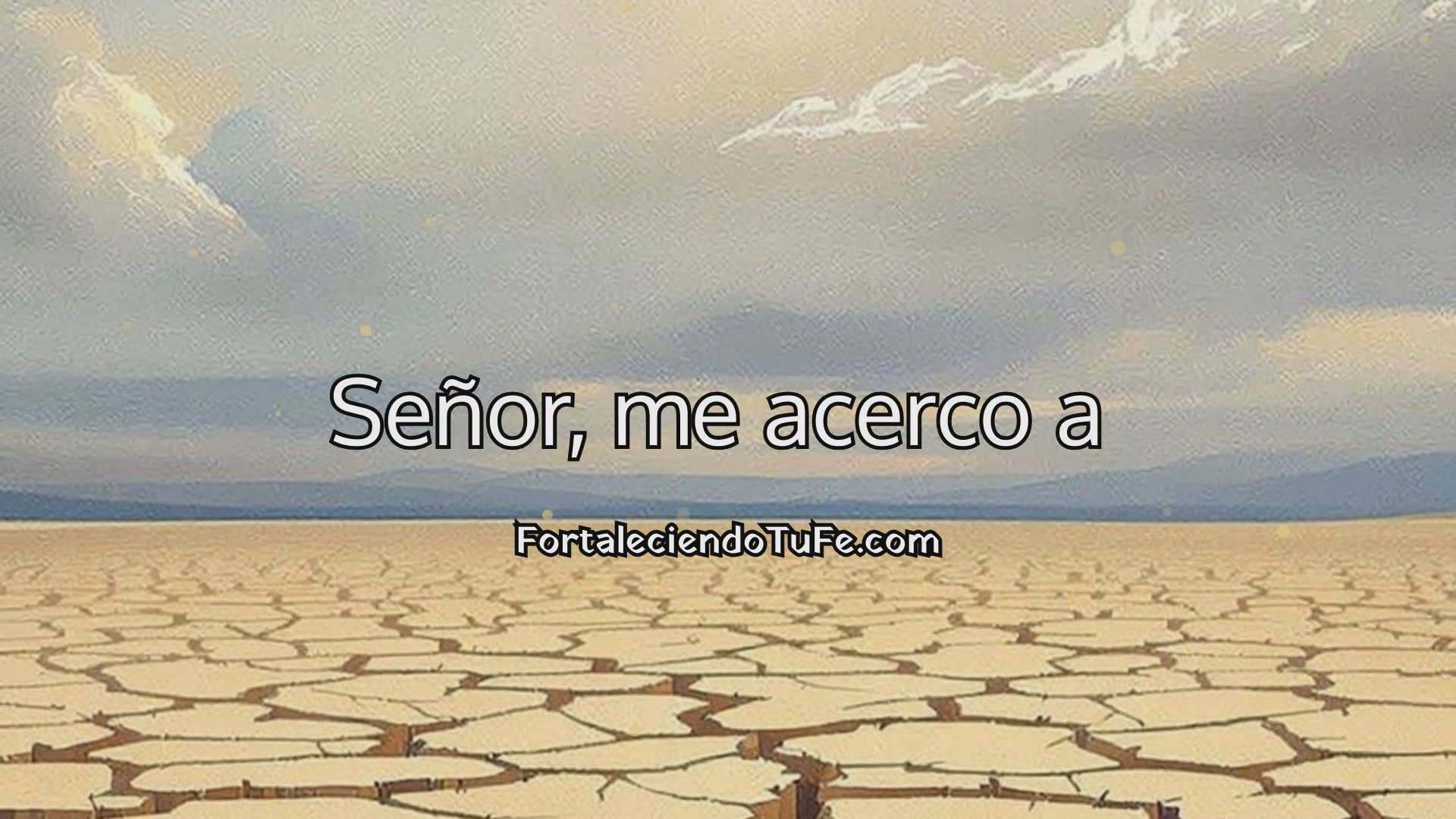 Oración para cuando te sientes espiritualmente seco