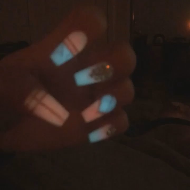 Crystal Nails Spa - Kim did another AMAZING job! I love my glow in the dark nails - Nail Salons Near Me - San Leandro, California