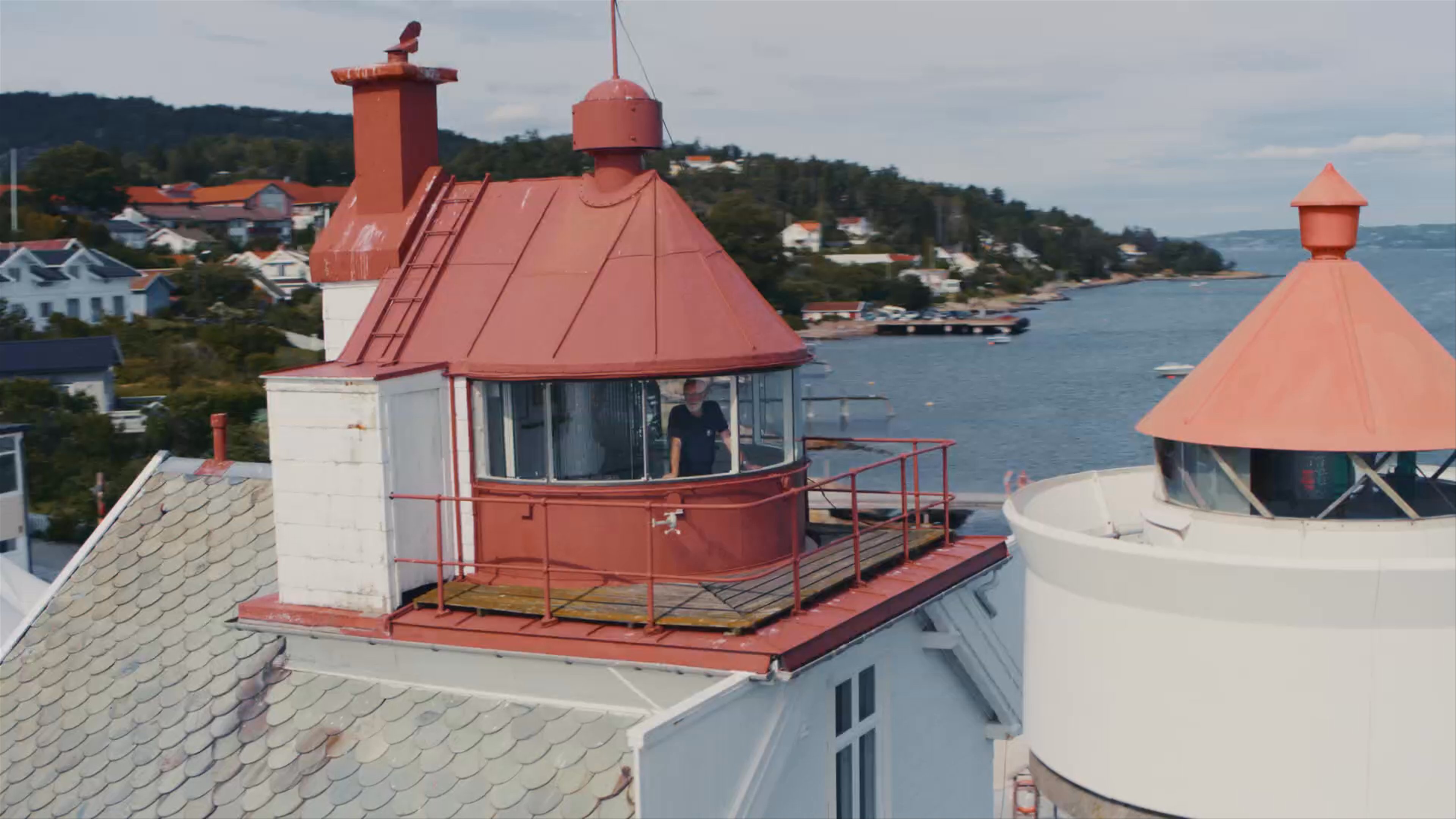 Drone: DJI Inspire 2 providing aerial cinematography for Asker kommune, demonstrating High-speed tracking capabilities and cinematic aerial storytelling.