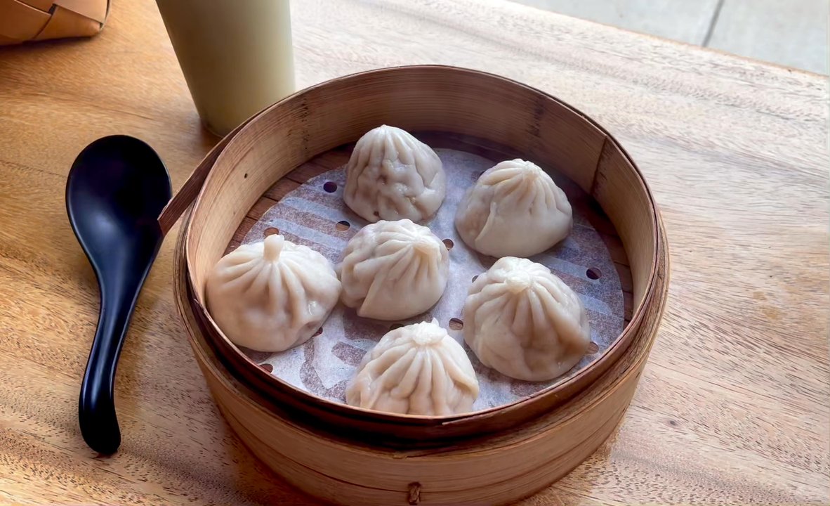 Steamed - Pork soup Dumpling hot and steaming - Dim Sum Near Me - Middletown, Connecticut