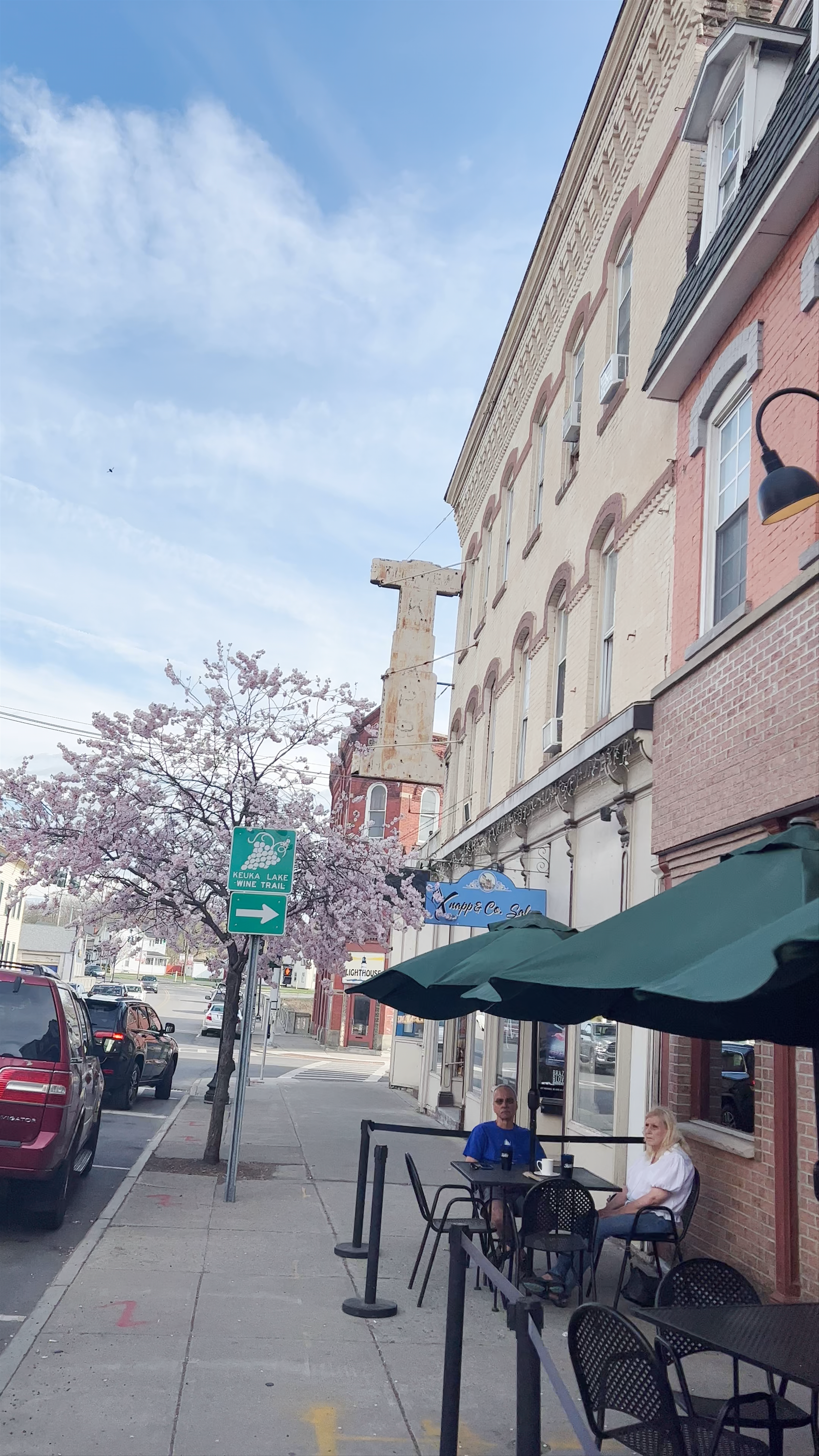 Keuka Restaurant Outdoor Dining on a Sunny Day in Penn Yan, New York
