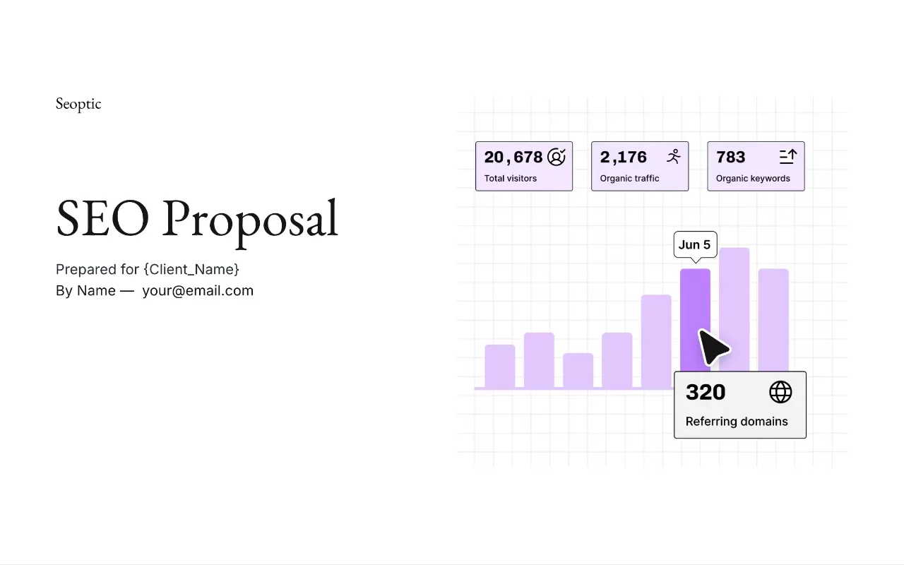 Preview of SEO Proposal Template