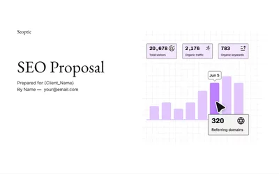 Preview of SEO Proposal Template