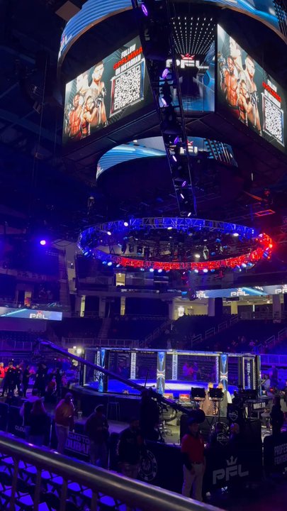 Wintrust Arena - PFL MMA set up. SEC 106 ROW B SEAT 9 - Stadiums & Arenas Near Me - Chicago, Illinois