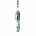 marahlago larimar Flora Filigree Larimar Necklace jewelry
