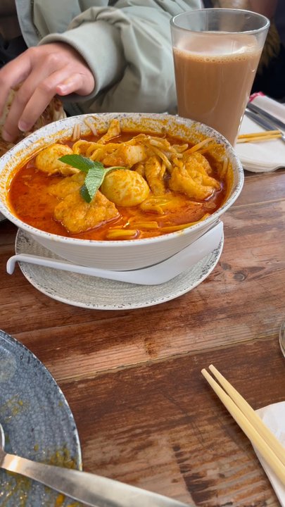 Roti King - Enjoying the chicken roti canai! - Indian Near Me - London, XGL