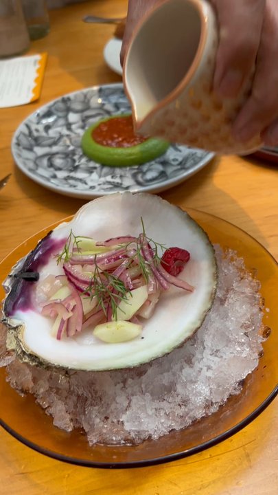 Maximo - Penshell scallop aguachile - México, D.F., DIF