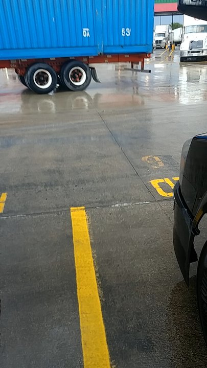 Pilot Travel Center - sometimes before the day even begins just trying to get out. the white truck behind the fuel pump just sitting there like it's nothing. - Gas Stations Near Me - Fort Worth, Texas
