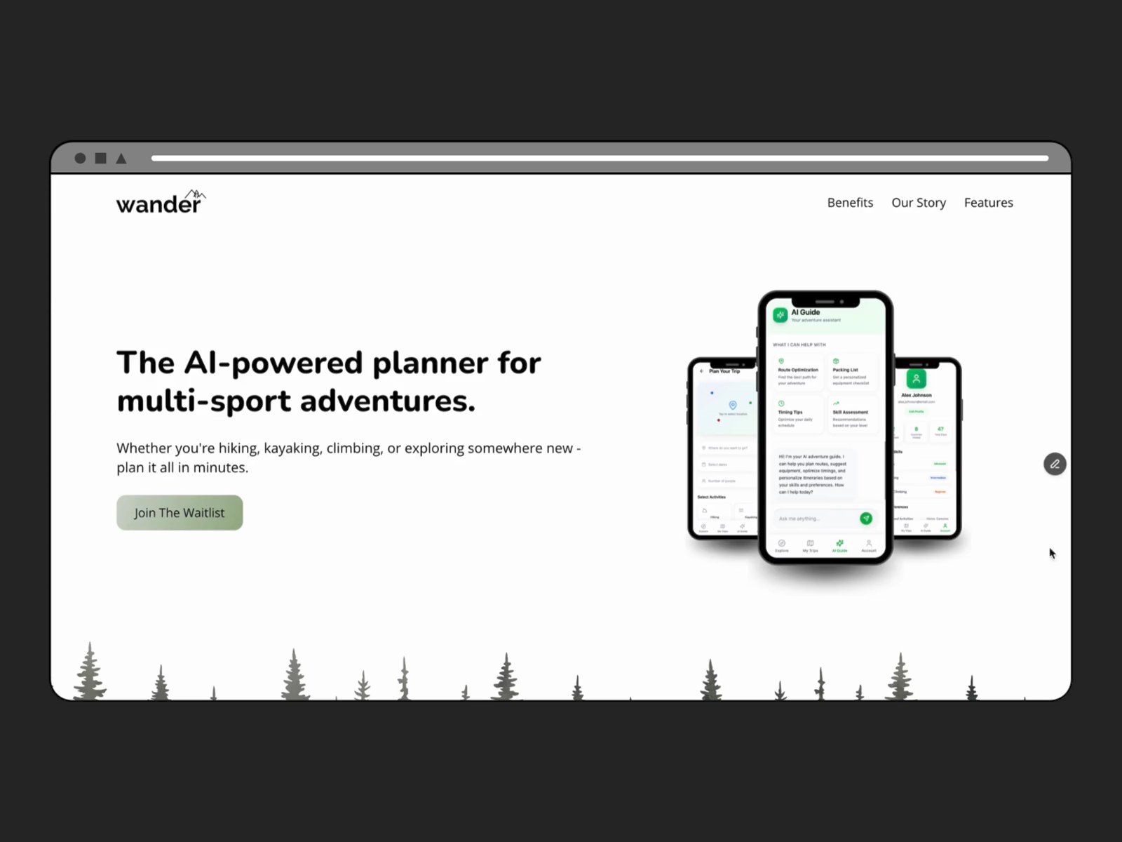 Outdoor App Landing
