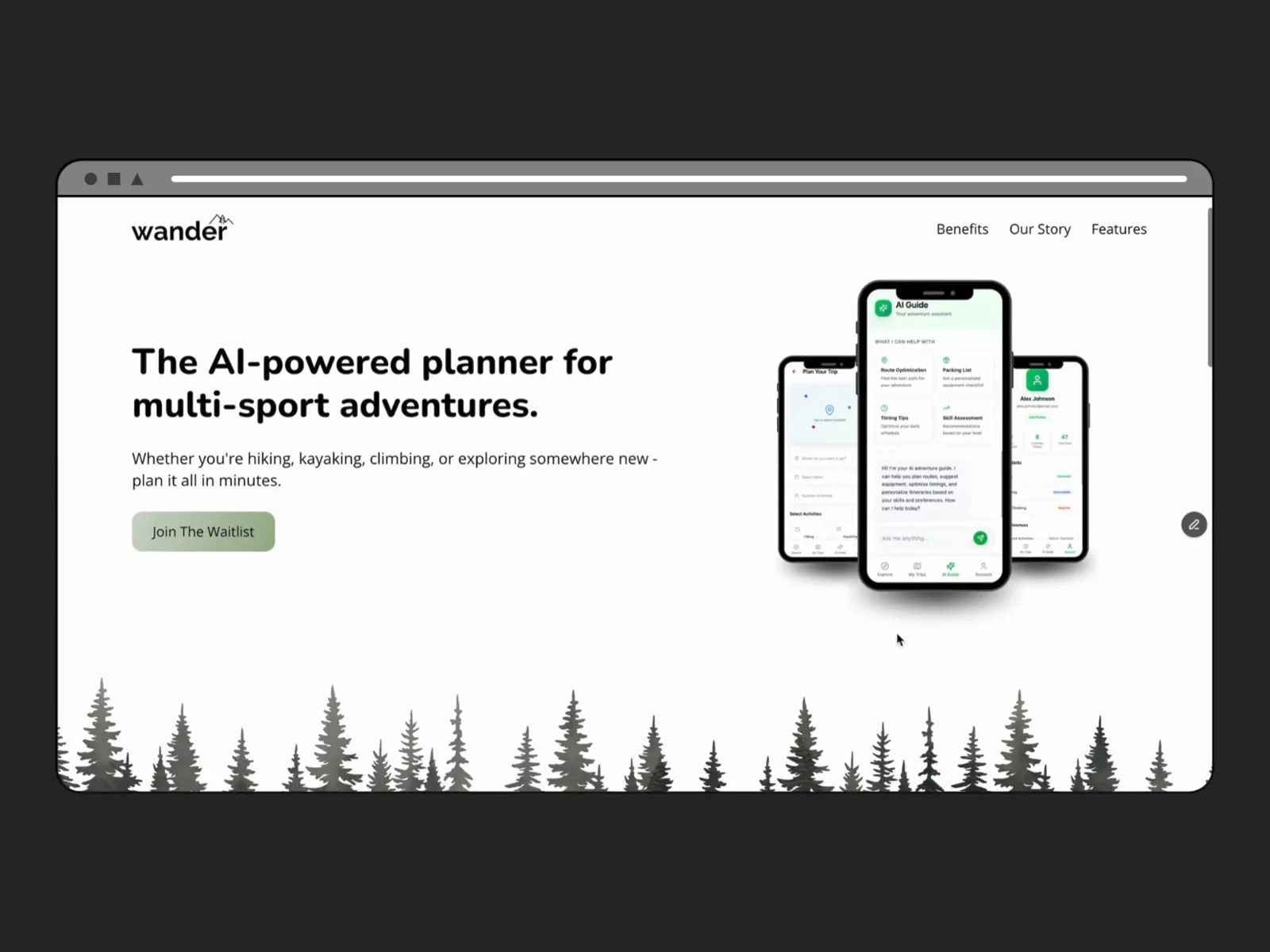 Outdoor App Landing