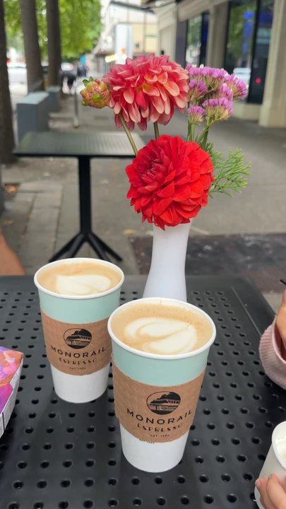 Monorail Espresso - Latte art so smoooth - Coffee & Tea Near Me - Seattle, Washington