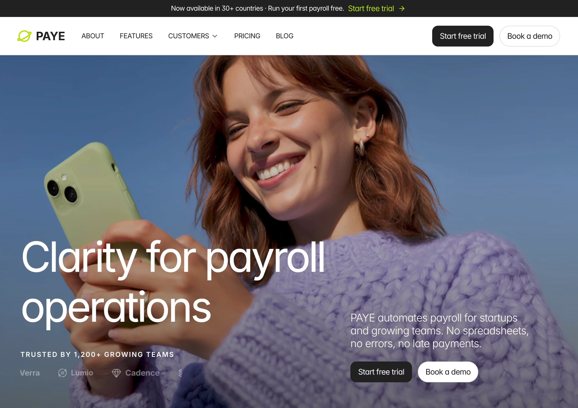 PAYE is now free 🟢A full B2B payroll SaaS @Framer template:— 18 fully designed pages (Home, Pricing,   About, Contact + more)— 3 CMS collections (blog, case studies, team)— Lifetime updates— Unlimited support