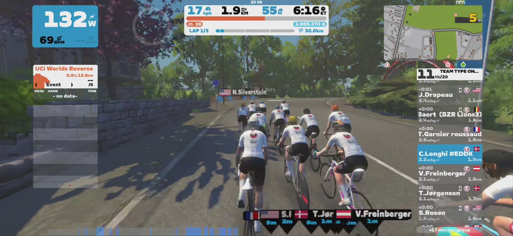 Zwift - Group Ride: TEAM TYPE ONE STYLE Friday Fun Social Ride  (E) on Tour Of Tewit Well in Yorkshire