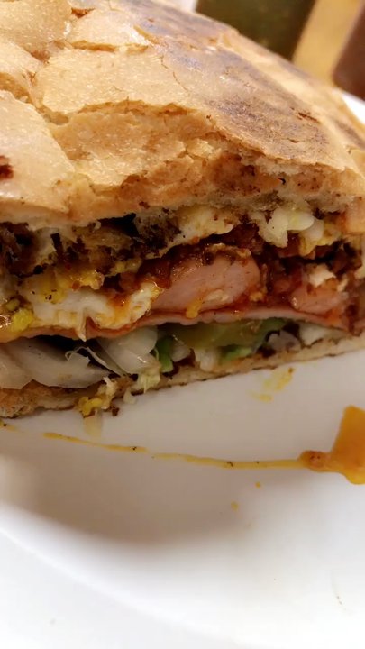 El Taco Jalisco - Torta Cubana with EVERYTHING but tomatoes - Mexican Near Me - Buford, Georgia