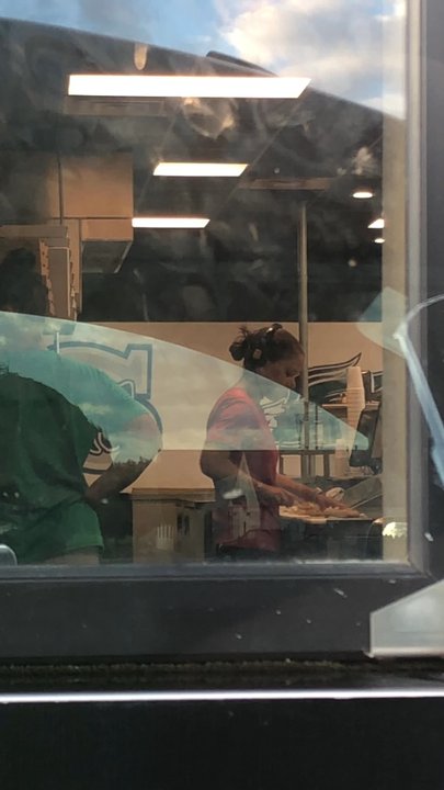 Bite the Bagel - I love their bagels so much, no wonder why it tastes so good. LOL using bare hands with no gloves. - Coffee & Tea Near Me - Killeen, Texas