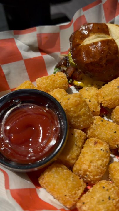 Studio Park - Cheeseburger slider trio with tots - Apartments Near Me - Grand Rapids, Michigan