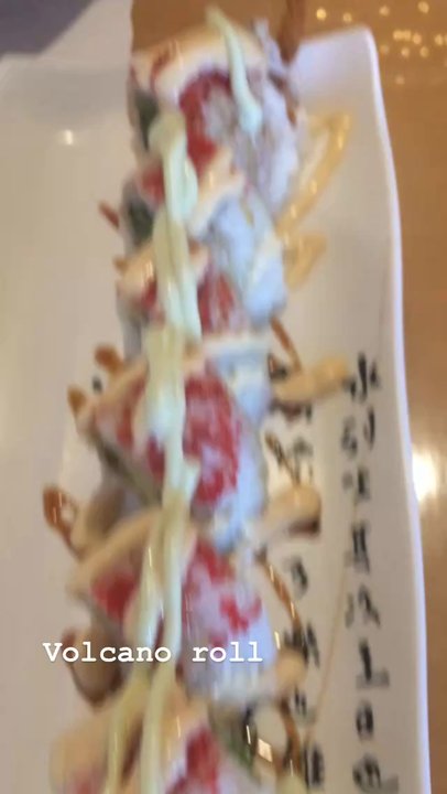 Rumble Fish - Volcano roll - Japanese Near Me - Scotts Valley, California