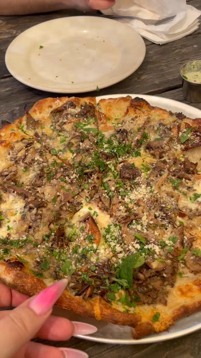 Dimo's Apizza - Wild Mushroom - Pizza Near Me - Portland, Oregon