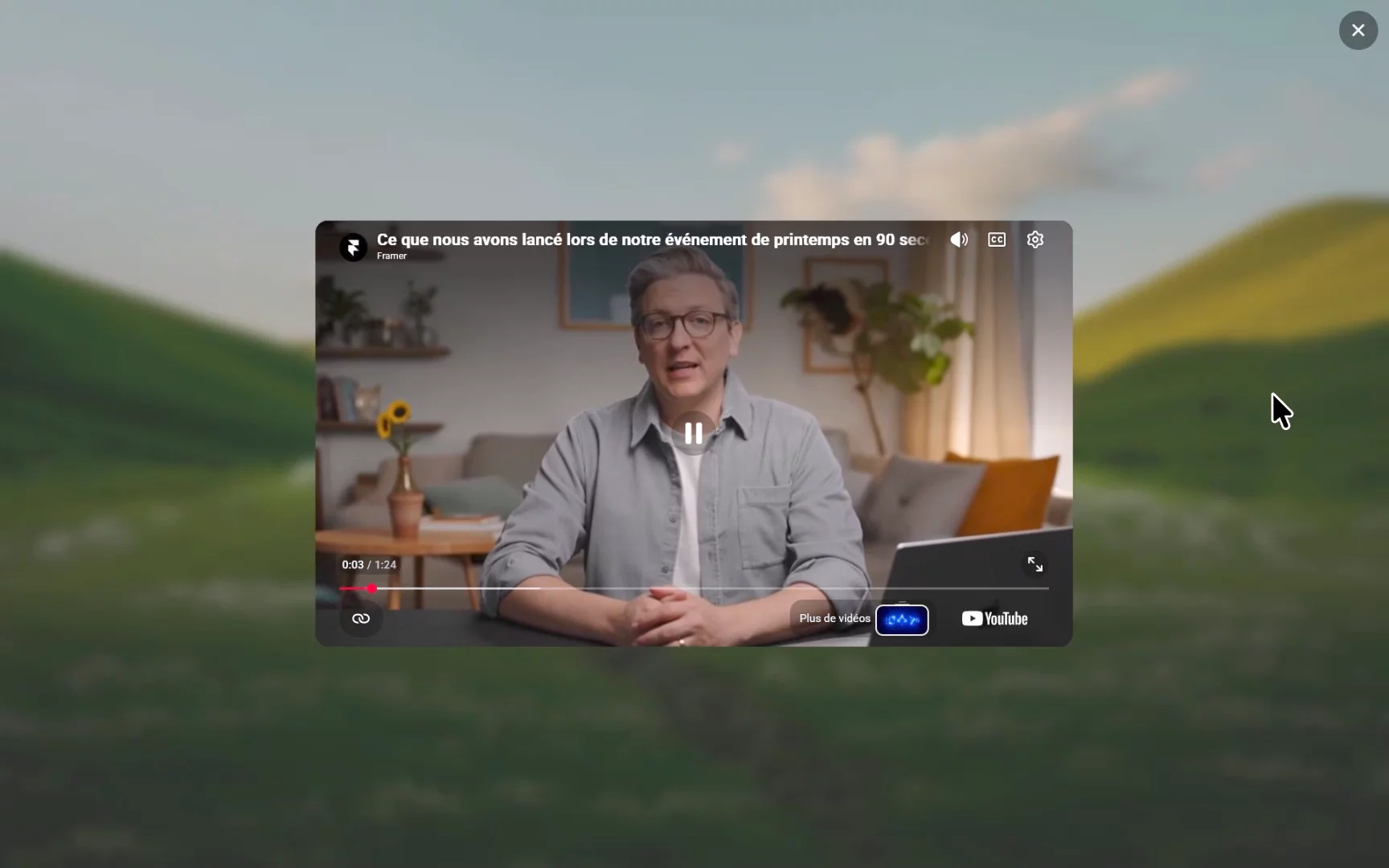 My best-selling component to date: a video lightbox with a blur effect—simple and effective! 📹