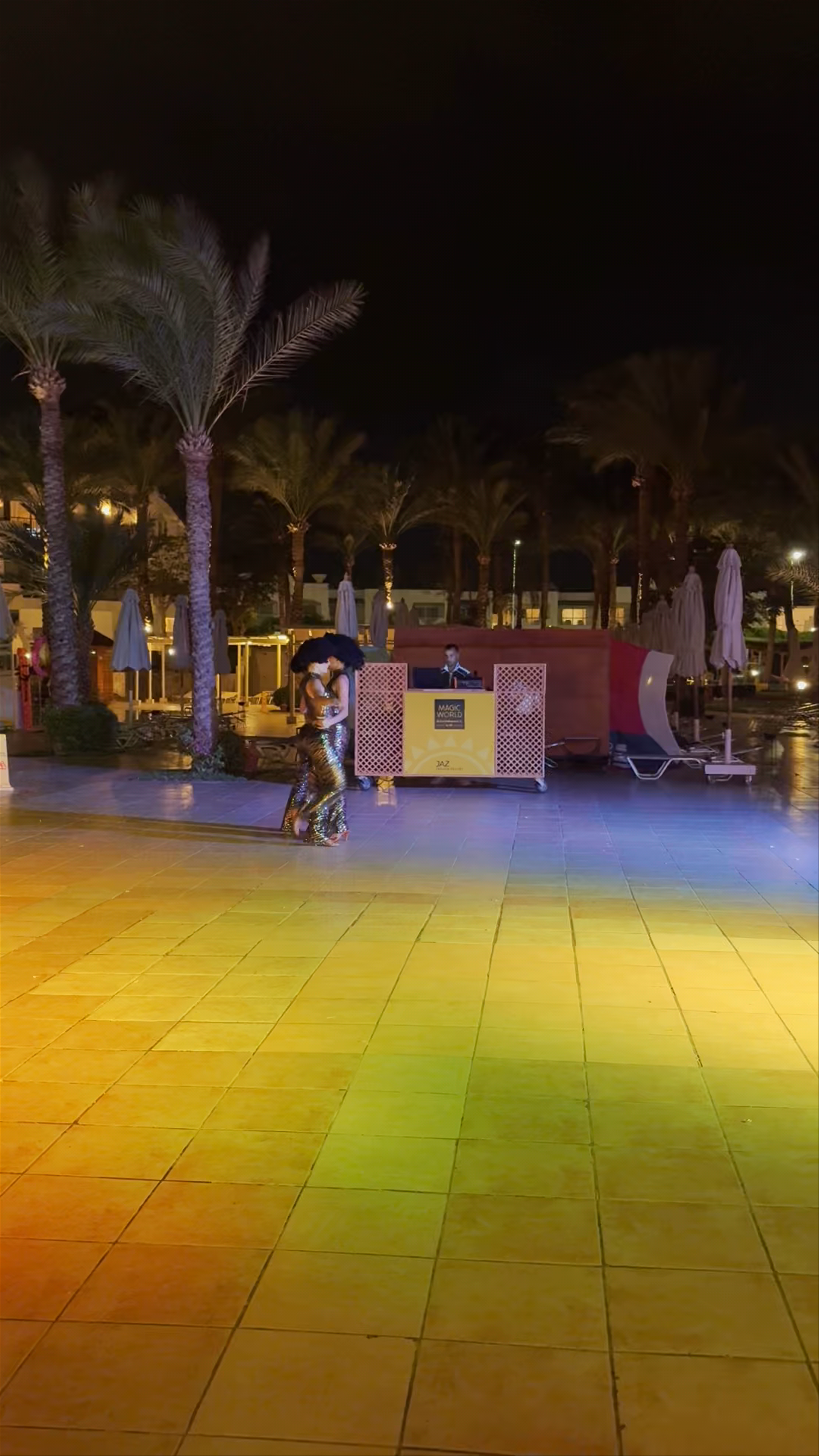 Enchanting Night at Temple Pool Restaurant, Sharm El Sheikh