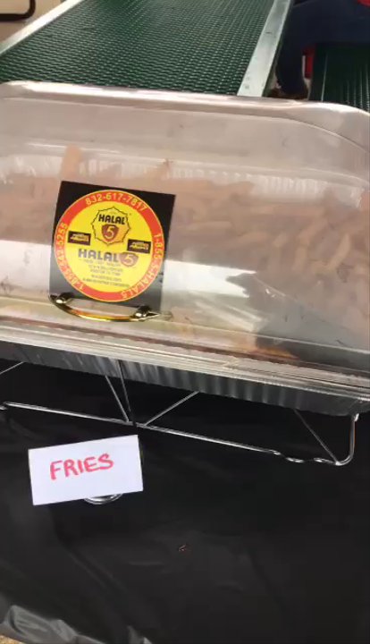 Halal 5 - The menu at my son's second birthday party - Food Trucks Near Me - Houston, Texas