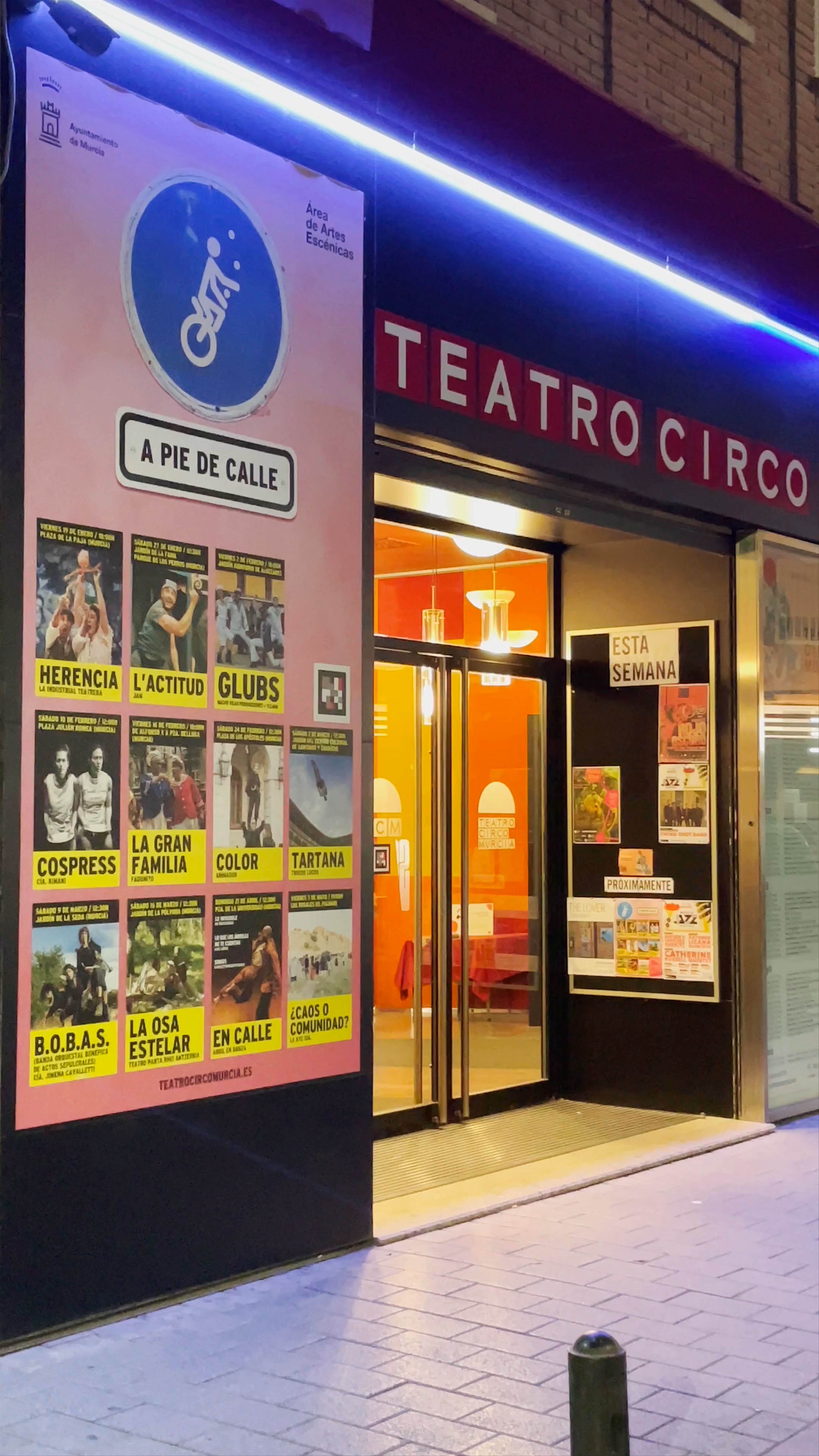 Teatro Circo Murcia: Evening Ambiance at a Cultural Gem