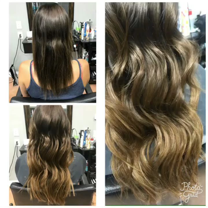 Z Exclusive Salon - i tip extensions to give ombré effect and length done by Silva - Hair Salons Near Me - Sherman Oaks, California