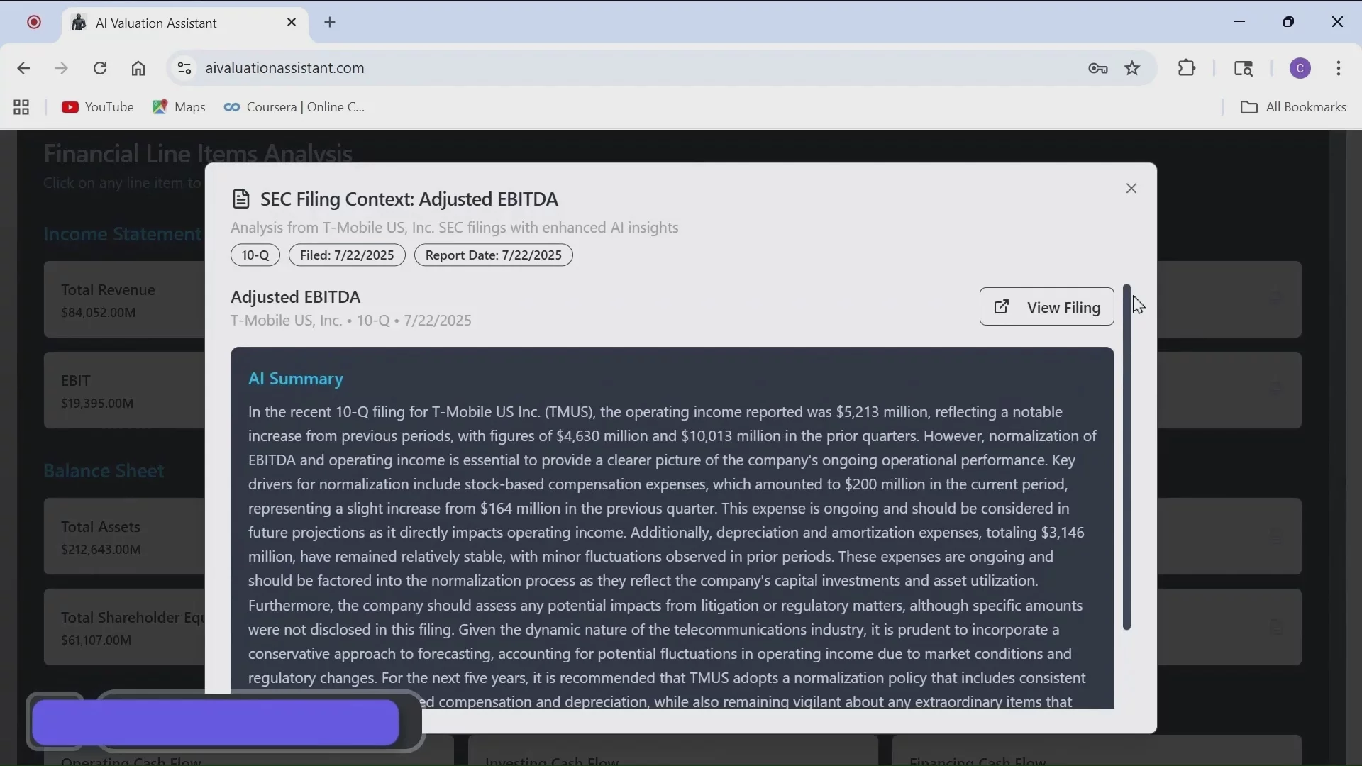 AI Valuation Assistant image 1