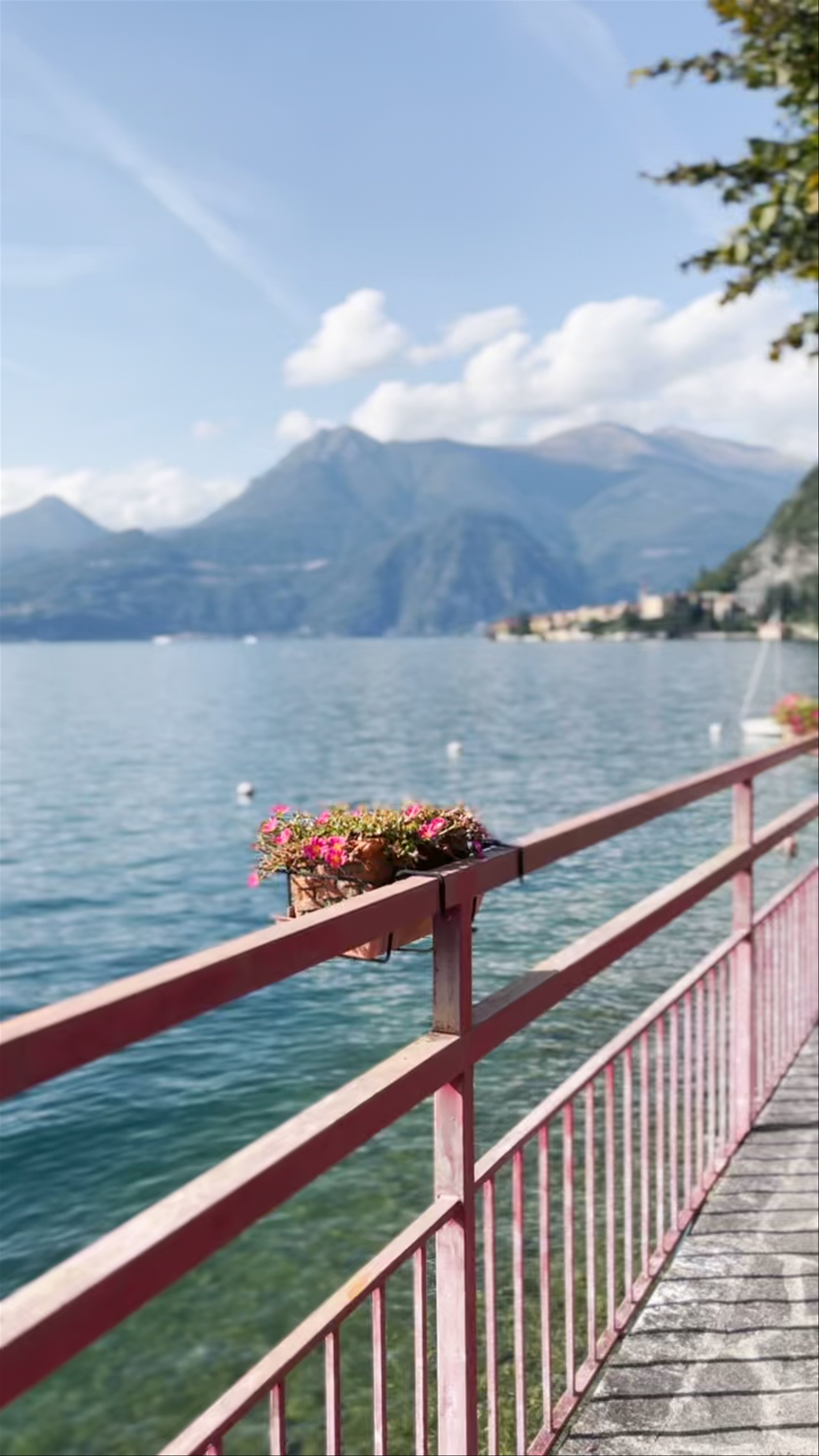 Serene Stroll Along Lake Como's Waterfront