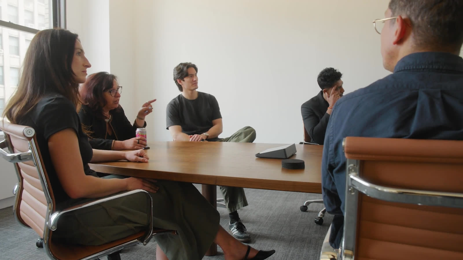 The Mount Sinai pharmacy team in a meeting, from the Latent film