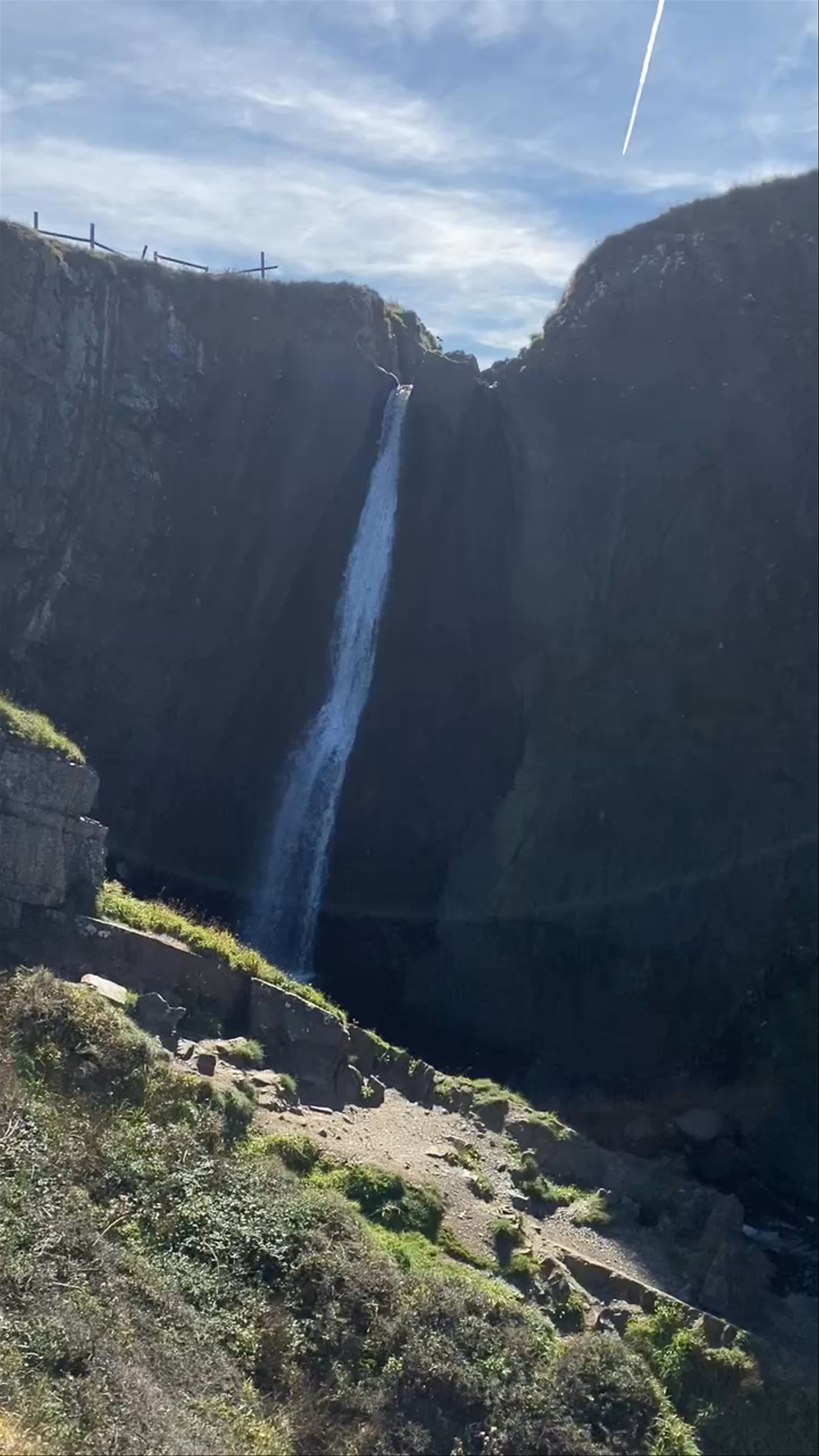 Speke's Mill Mouth Waterfall