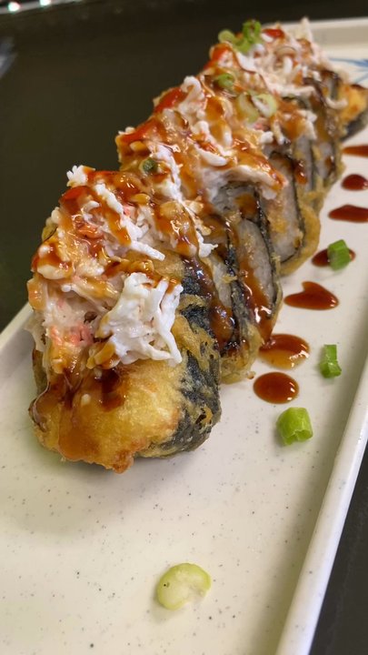 Pacific Sushi - This is one of my favorite rolls here - Sushi Bars Near Me - Mountain Home, Idaho