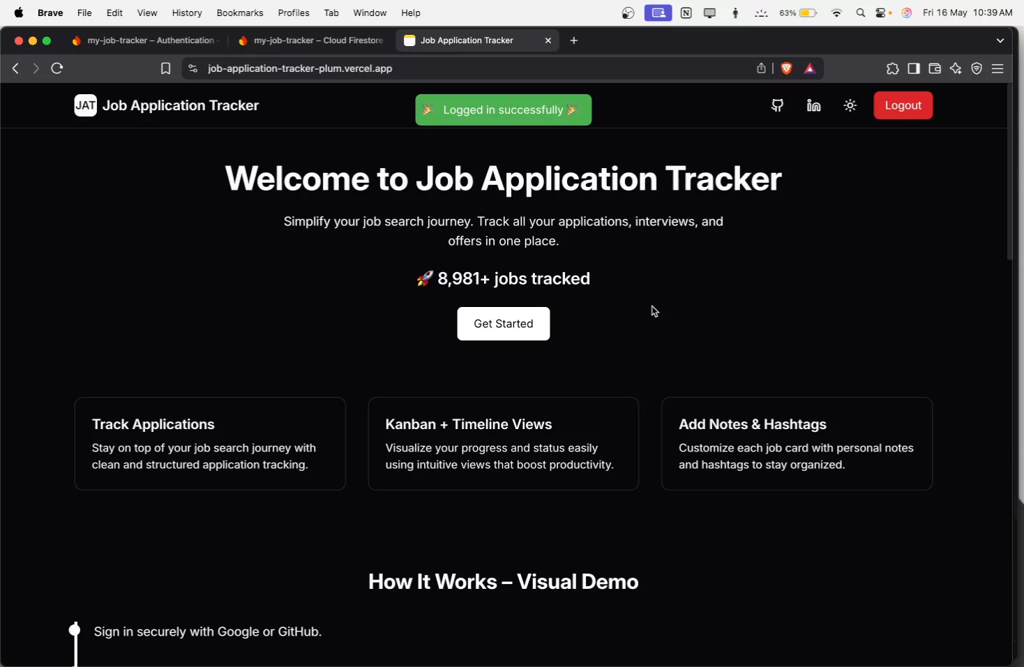 Job Application Project image 1