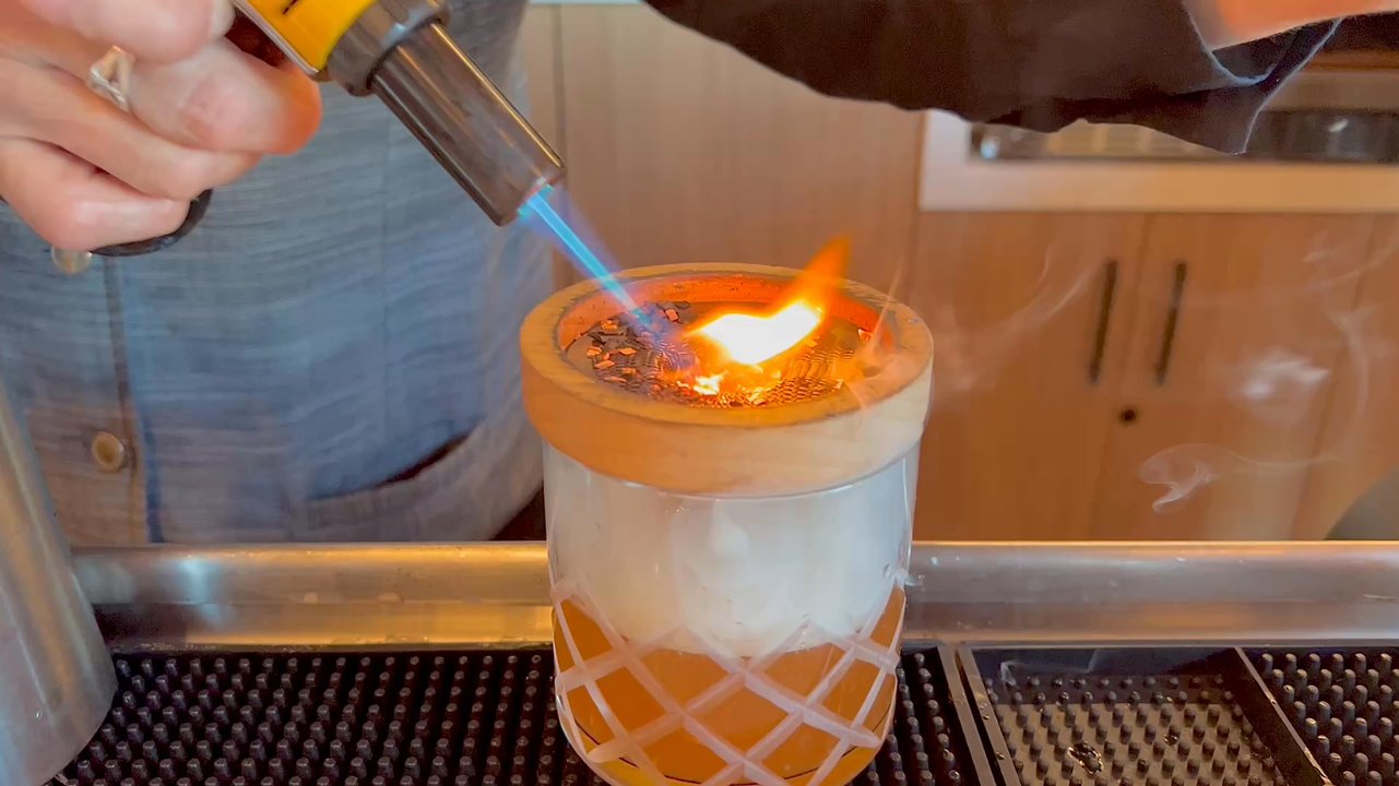 The Bugler - Smoked Old Fashioned. - Desserts Near Me - Hot Springs, Arkansas