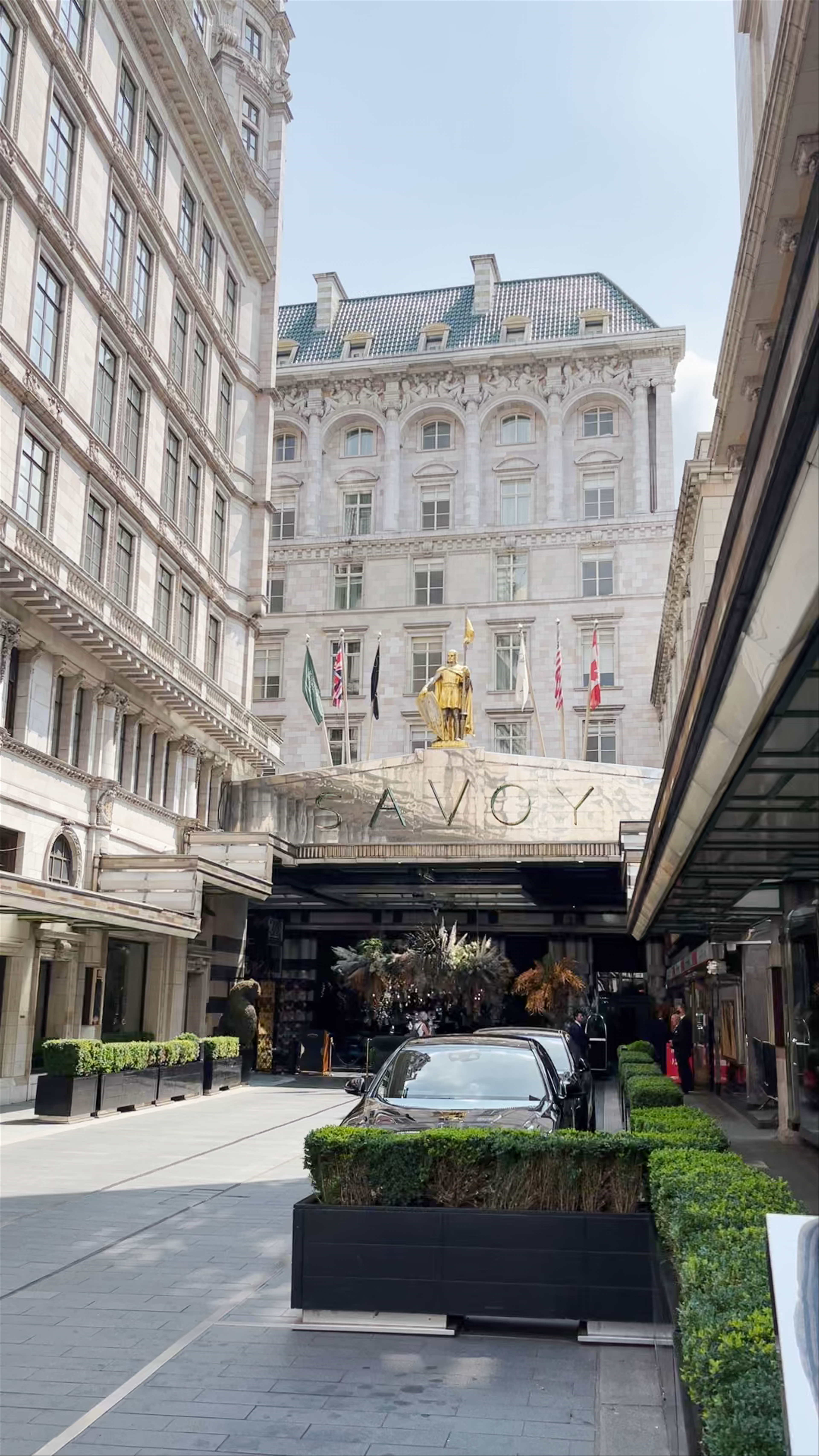 The Savoy Hotel Entrance: Timeless Elegance in London