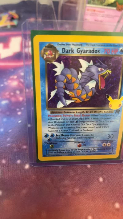 Pokemon Dark Gyarados 8/82 [Celebrations]