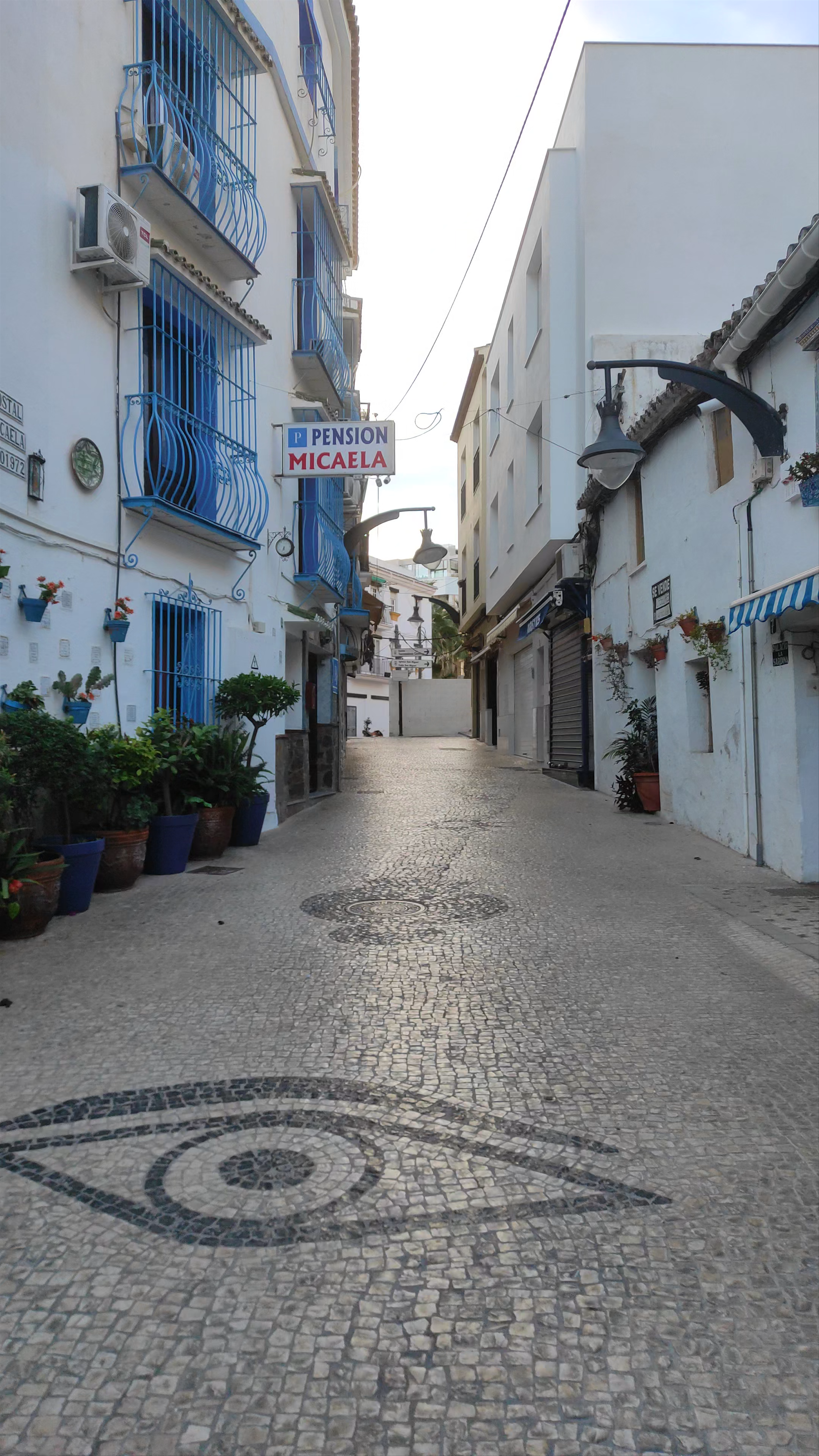Charming Street Scene at Calle del Bajondillo, Torremolinos, Spain