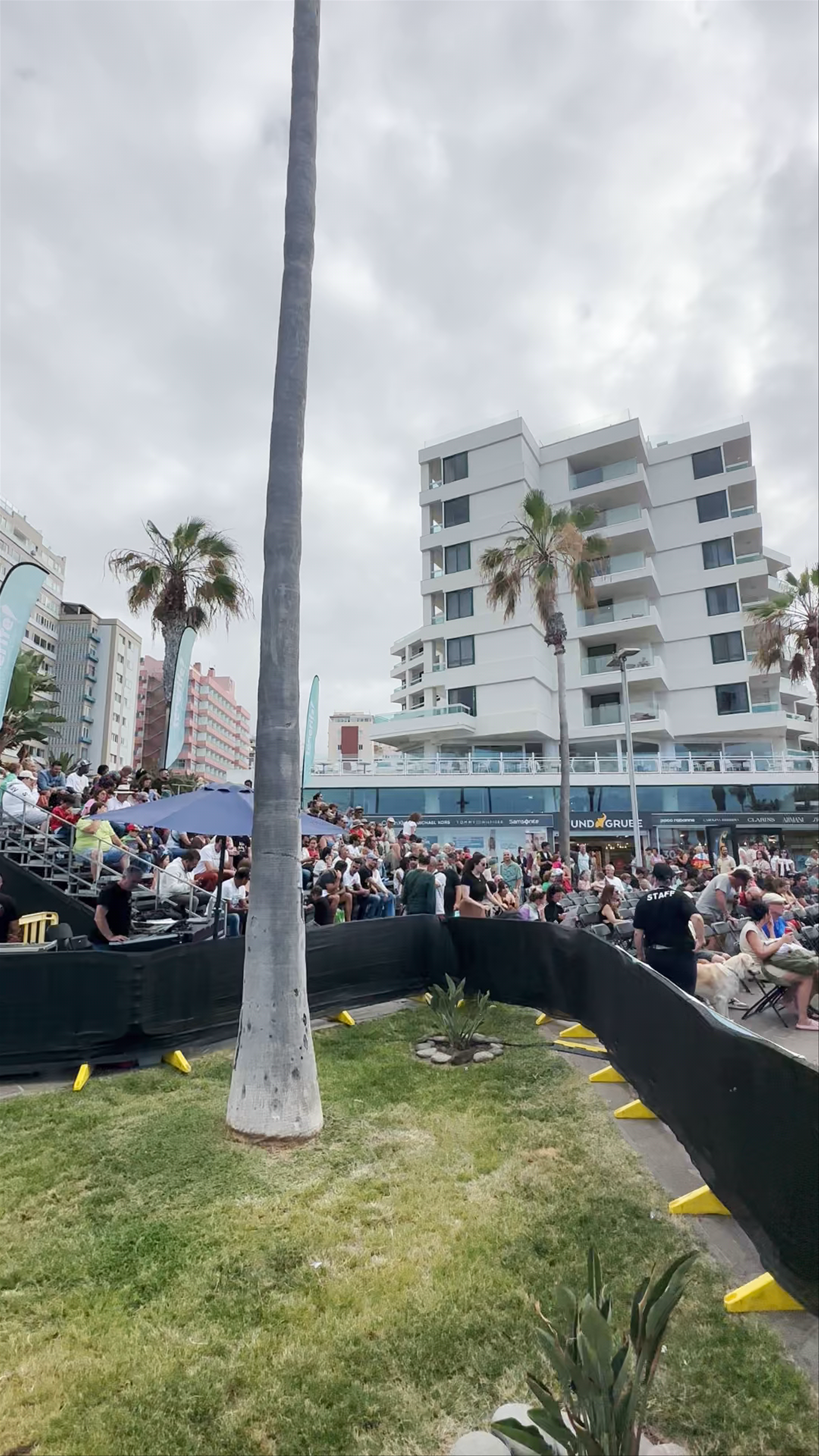 Vibrant Coastal Festivities at Playa de La Barranquera, Puerto de la Cruz