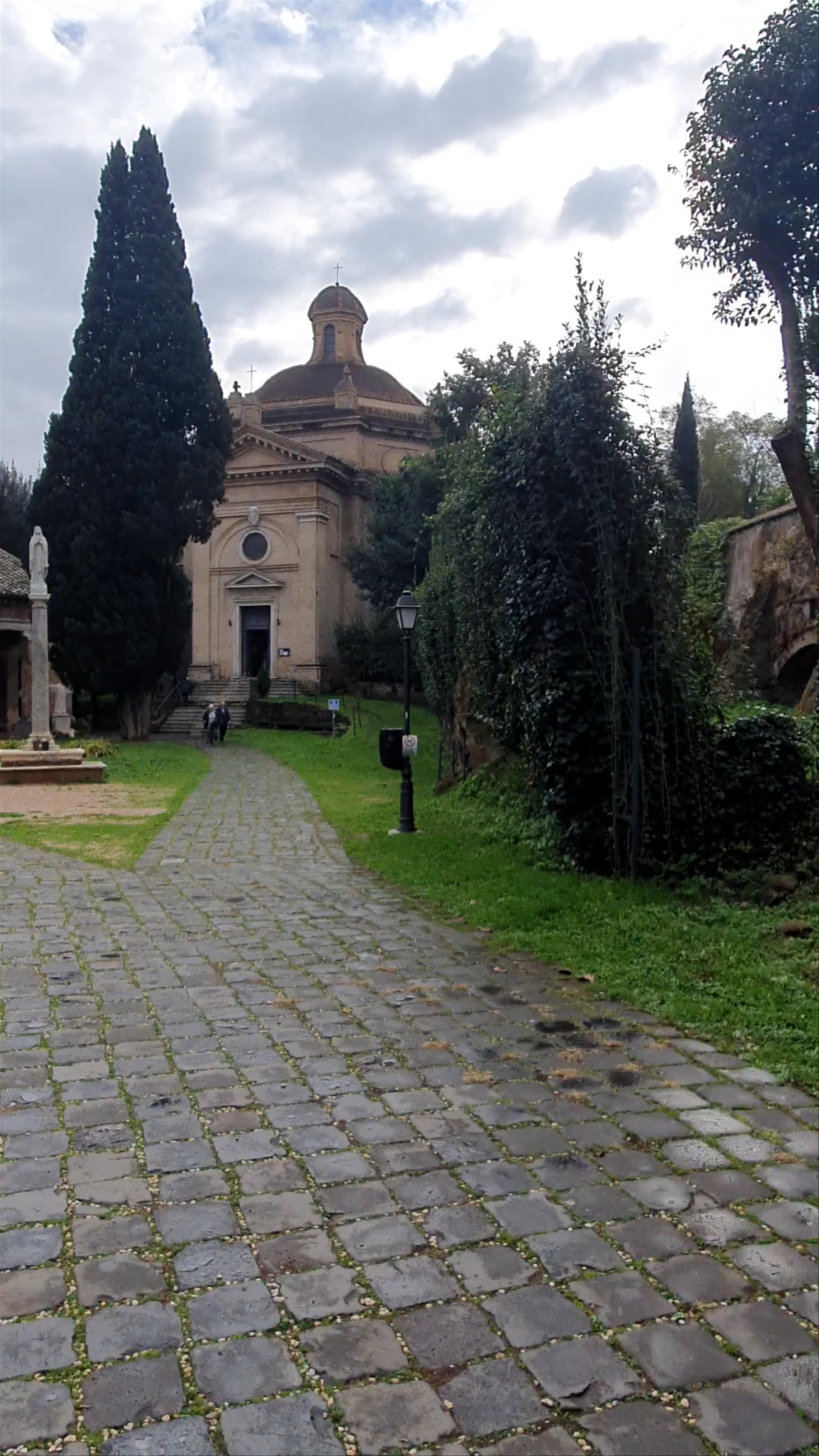 Serene Walk Through Tre Fontane Monastery Gardens in Rome