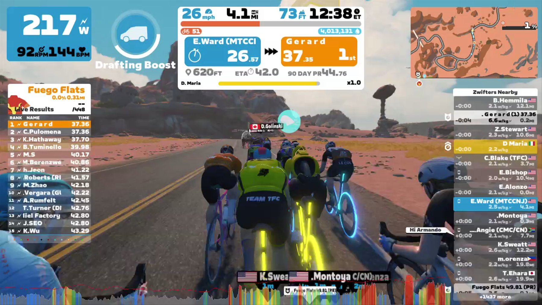 Zwift - Pacer Group Ride: Tick Tock in Watopia