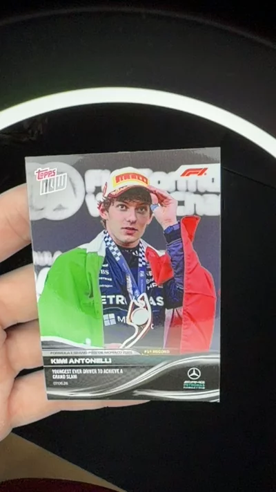 Topps now Kimi Antonelli Monaco grand slam  image 1
