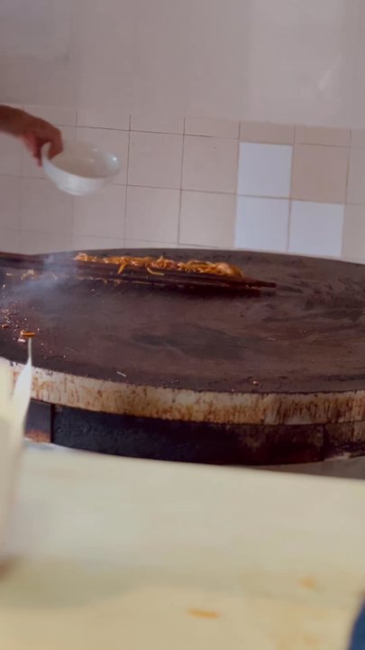 Magic Grill - Your noodles being cooked after selecting your own ingredients. - Chinese Near Me - Garwood, New Jersey