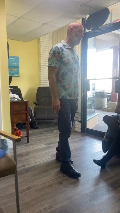 Ward Chiropractic - visiting with his patients before heading back to the Table - Chiropractors Near Me - Long Beach, California