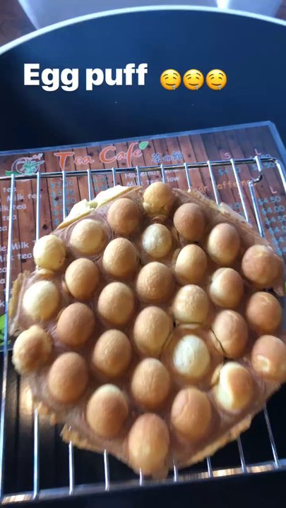 Tea Cafe - Fresh original flavor egg puff for $3.50 - Coffee & Tea Near Me - Aiea, Hawaii