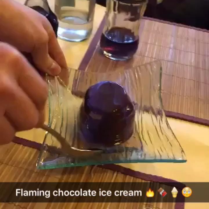 Zhong Tong - Flaming Chocolate Ice Cream - Vietnamese Near Me - Geneva, GE