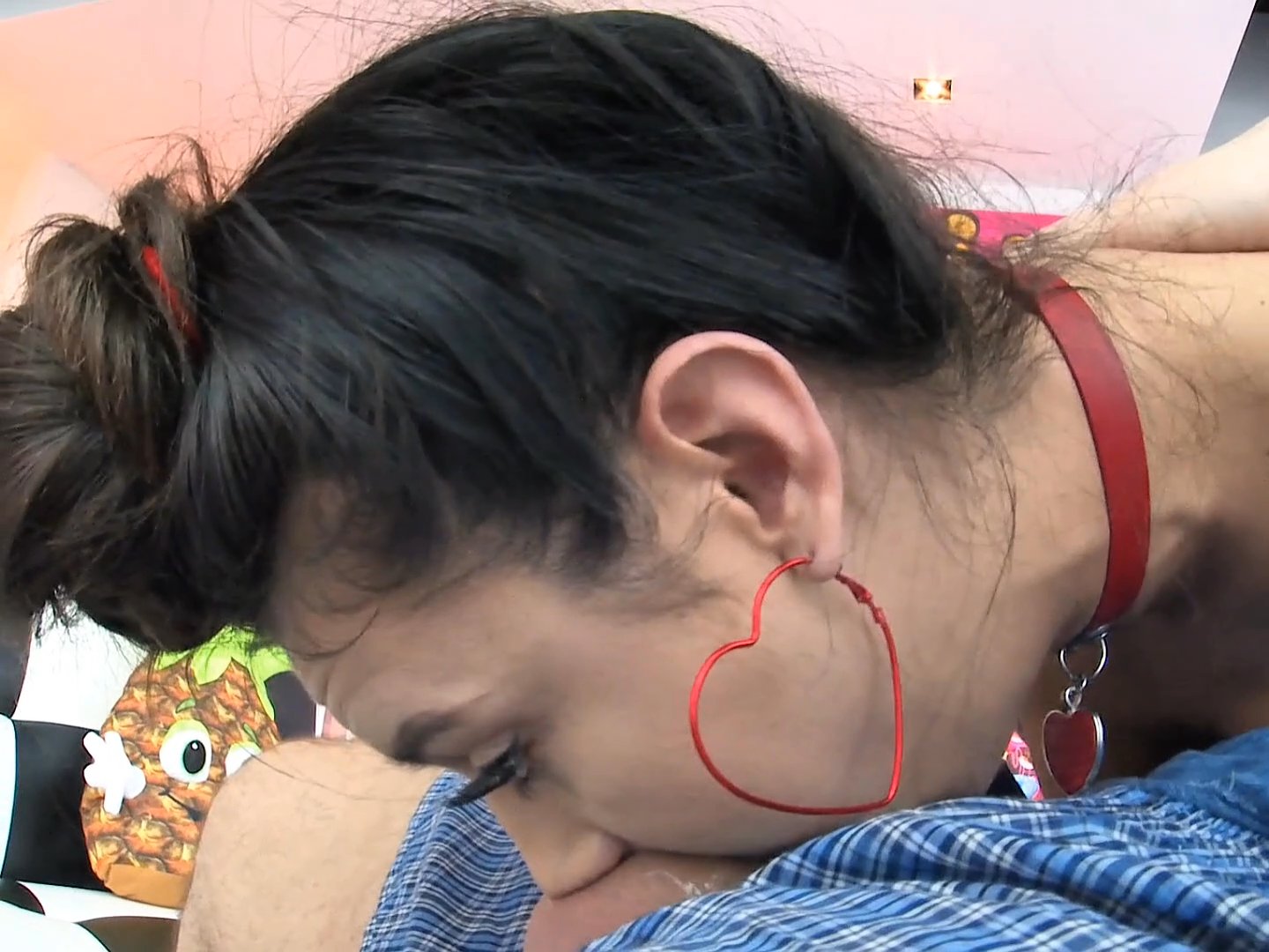 Eliza Ibarra’s deepthroat made him cum accidentally